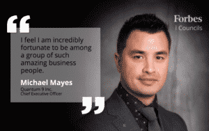 Michael Mayes, cannabis entrepreneur photo for Forbes Council appearance with the Forbes Chicago Business Council